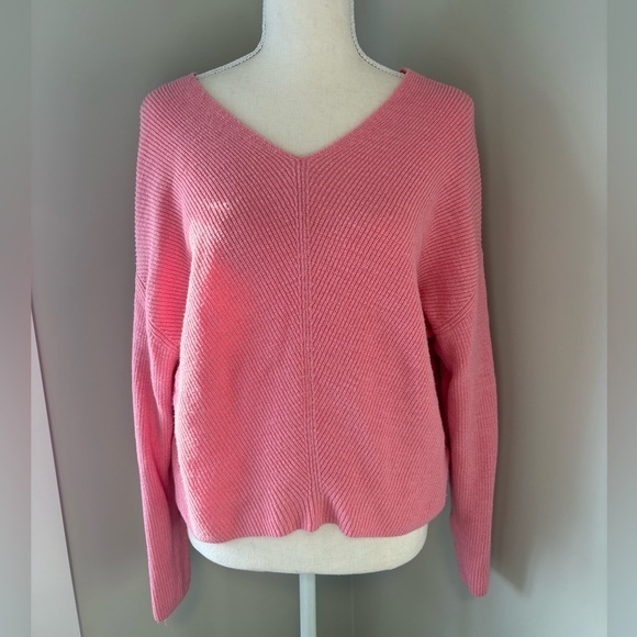 Joe Fresh Sweaters - Joe Fresh Ribbed V-Neck Sweater – Size Large